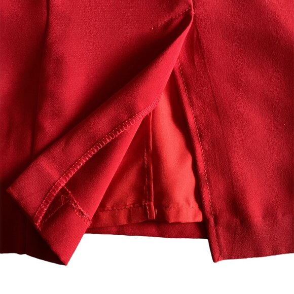 Tessuti Red Shift Dress - Lined - Size 10 - Picture 4 of 8